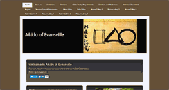 Desktop Screenshot of aikidoofevansville.org